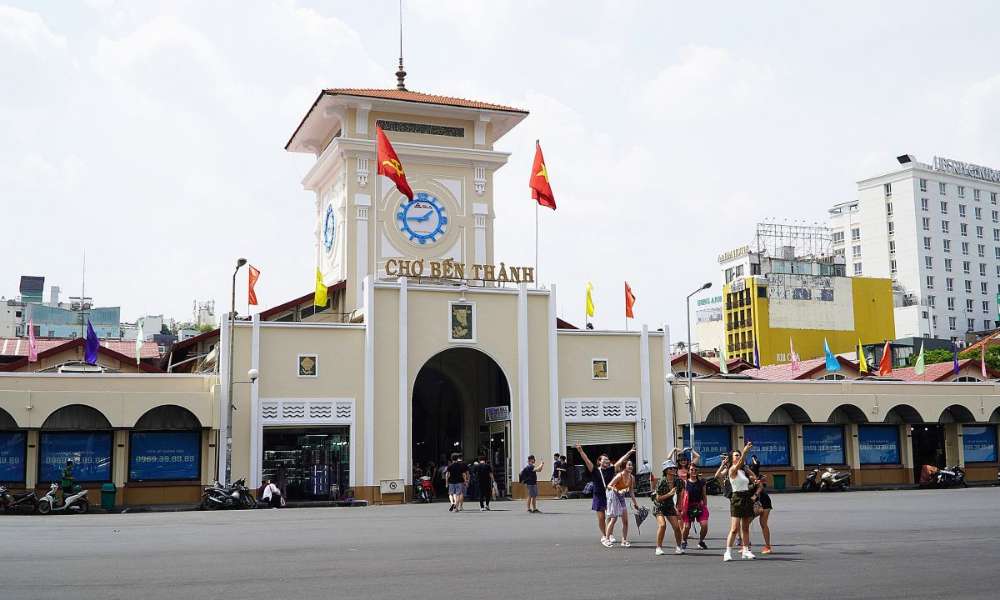 Marché Ben Thanh à Ho Chi Minh Ville